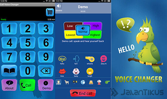 Aplikasi Pengubah Suara Android Intcall 850c5
