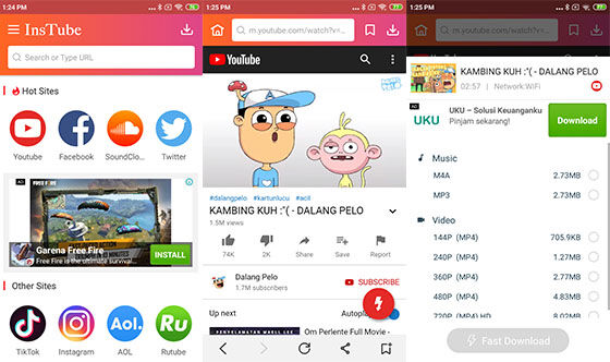 Aplikasi Pengunduh Video Youtube Instube 7cb8c