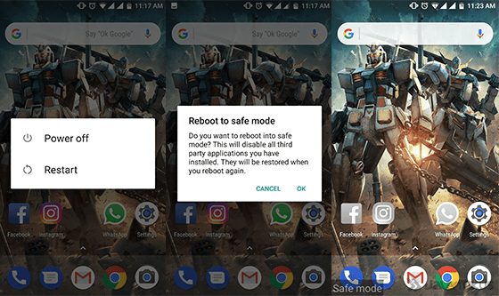Cara Masuk Safe Mode Android Stock