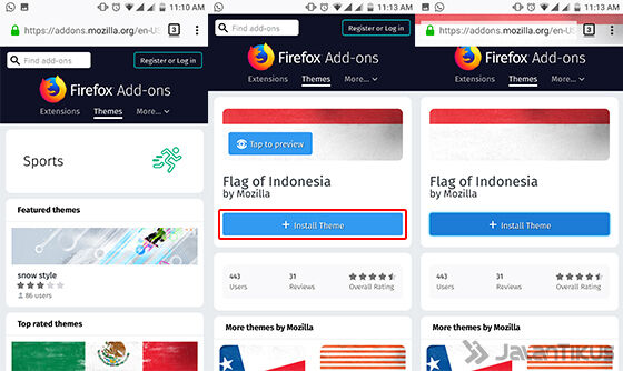 Cara Mengubah Tampilan Browser Android 3