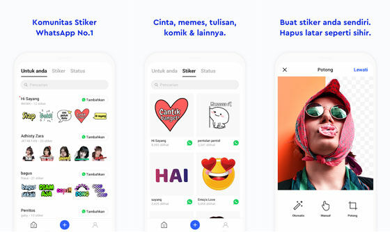 10 Aplikasi  Stiker  WA  WhatsApp Android Terbaik  2021 