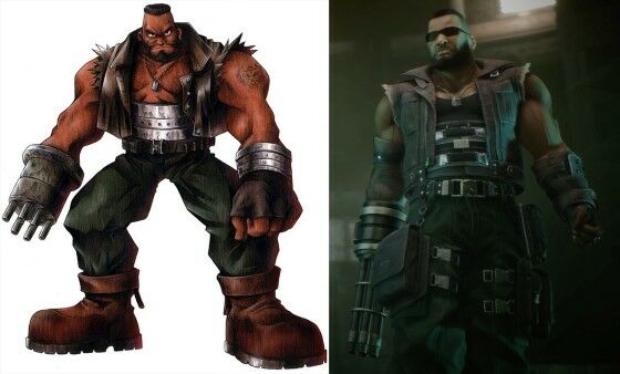 Perbedaan Karakter Final Fantasy 7 Barret 466ff