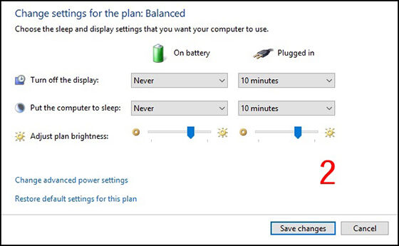 Menyiapkan Hibernate Low Battery Option