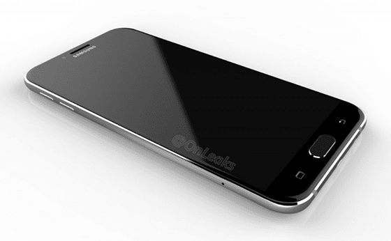 Galaxy A8 Render Image