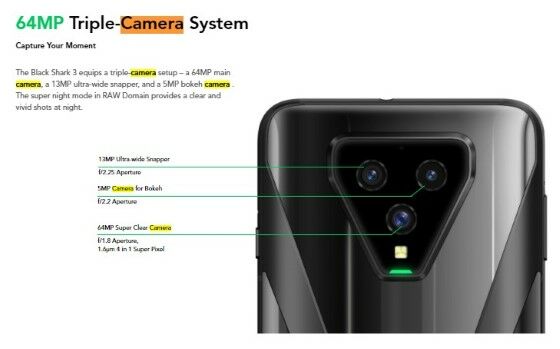 Harga Xiaomi Black Shark 3 28fee