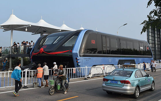 Transit Elevated Bus China