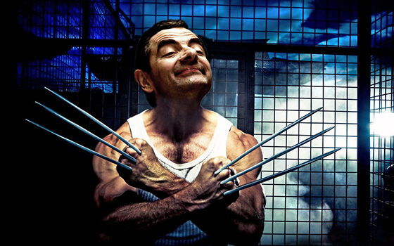 Mr Bean Korban Master Photoshop 6
