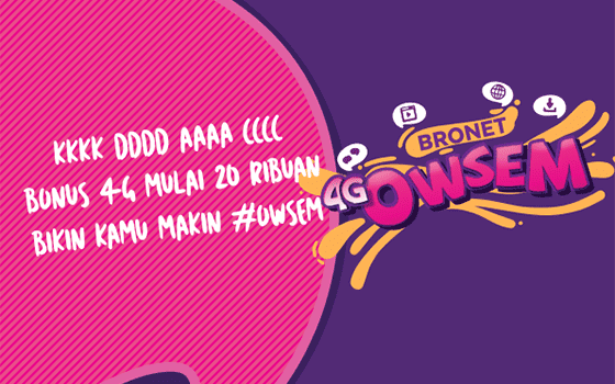 Paket Internet AXIS BRONET 4G OWSEM