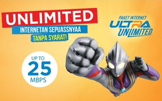 Paket Internet BOLT! Pascabayar Ultra Unlimited