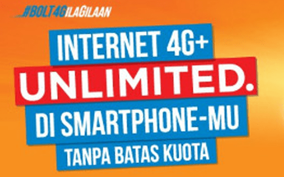 Paket Internet BOLT! Pascabayar Ultra Unlimited Smartphone