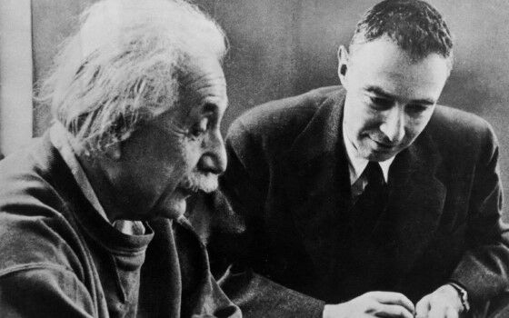 Alfred Einstein Dan J Robert Oppenheimer 51771