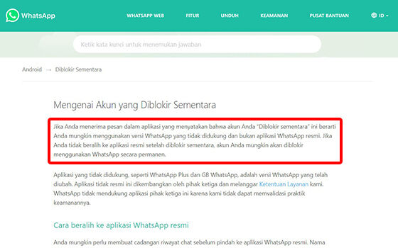Whatsapp Mod Diblokir 1efba