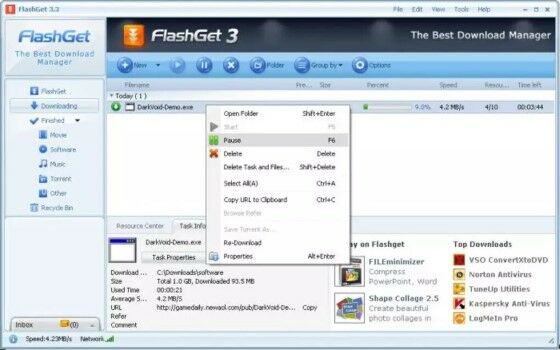 Aplikasi Downloader Terbaik Selain Idm Flash Get E4472