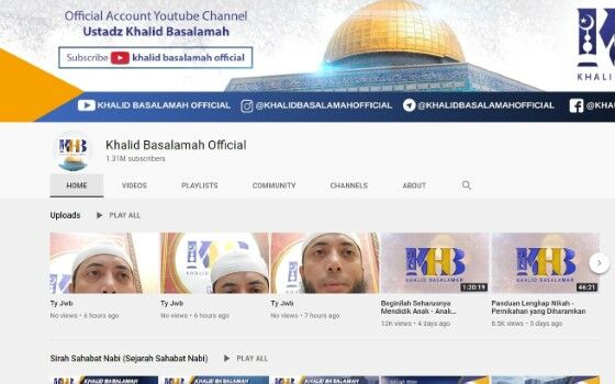 Channel Youtube Tausiyah 5 48b27