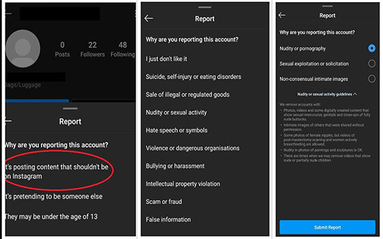 Cara Report Akun Ig Instagram 5b729