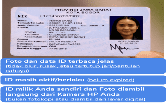 Cara Upgrade Gopay Foto Ktp 43315