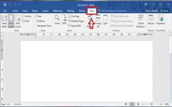 Cara Menampilkan Ruler Di Word Klik View 22de9