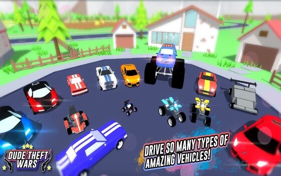 Dude Theft Wars Mod Apk Fitur Unlock Semua Kendaraan 86d0b