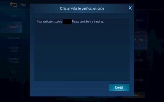 Kode Redeem Mobile Legends Verifikasi 008da