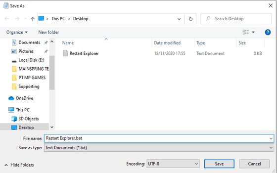 Cara Mengatasi File Explorer Not Responding Buat File Bat 97c98