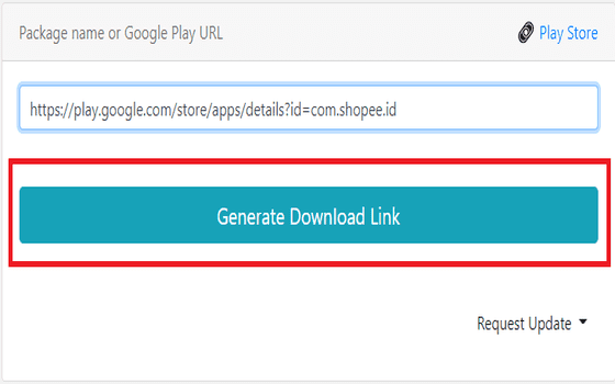 Cara Download Aplikasi Shopee Untuk Laptop Klik Generate Download Link Ce6f4