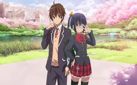 Gambar Anime Couple Keren Dan Romantis Terbaik Rikka And Yuuto 6e477