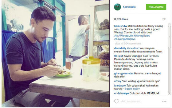 Artis Indonesia Yang Cuek Makan Di Warteg Hamish Daud 94594