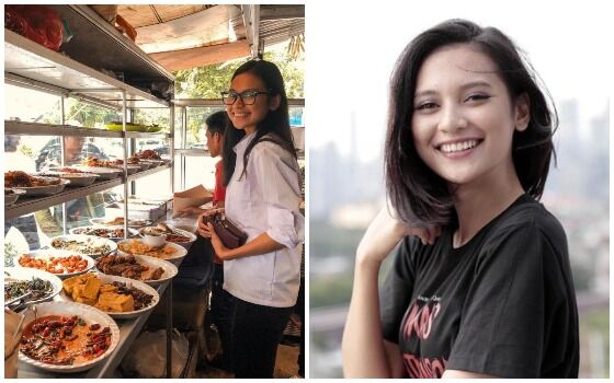 Artis Indonesia Yang Cuek Makan Di Warteg Indah Permatasari 1be40