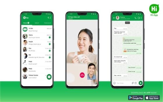 Aplikasi Buatan Indonesia Yang Bisa Jadi Pengganti WhatsApp Hi App Fb50d