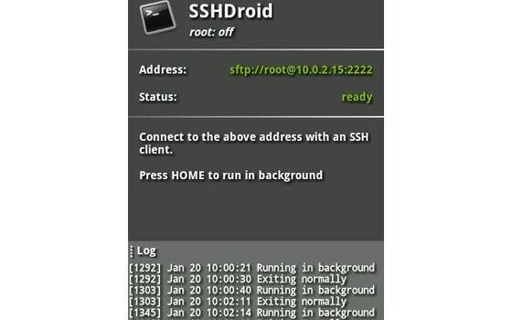 SSHDroid 1c522