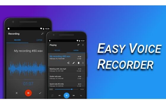 Easy Voice Recorder Pro Poster Bcaff