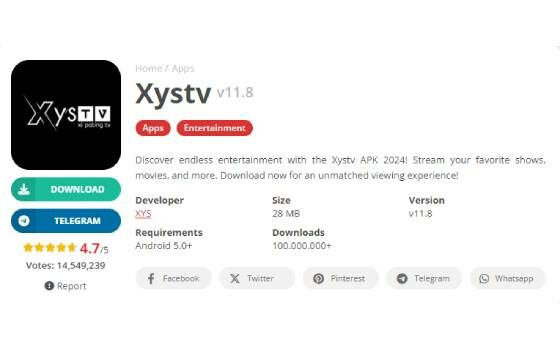 Link Download Xystv APK V11 8 4b983