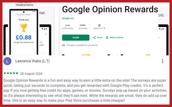 Google Opinion Rewards B708d