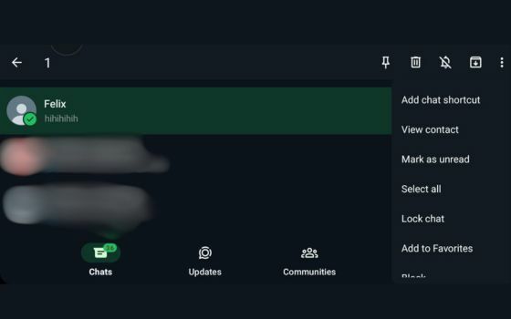 Cara Lock Chat Wa 1237f