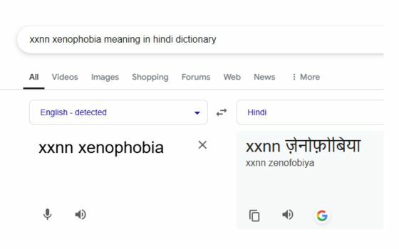 Terjemahan Xenophobia 57bcc