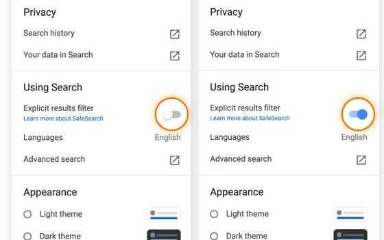 Cara Nonton Vidio Bokeh Dengan Mengubah Setelan SafeSearch 3bee3