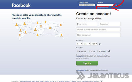 Cara membajak facebook orang