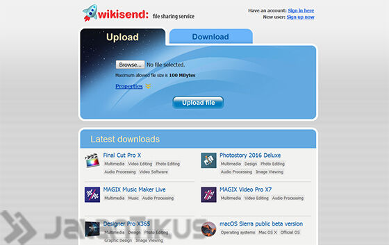 Wikisend