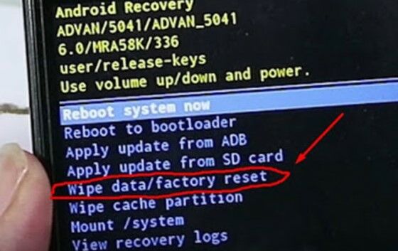 Cara Hard Reset HP Advan Wipe Data 83dd9