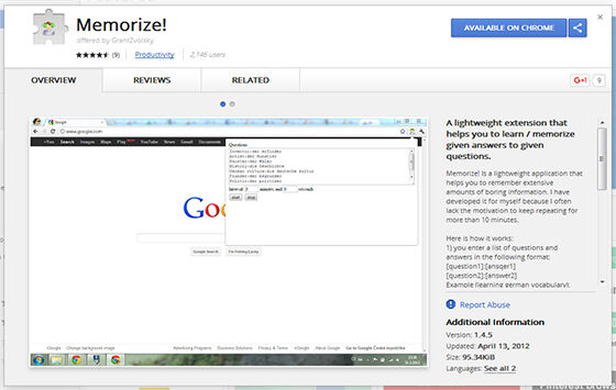 Memorize