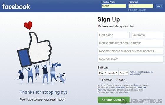Cara Melihat Profil Facebook 1