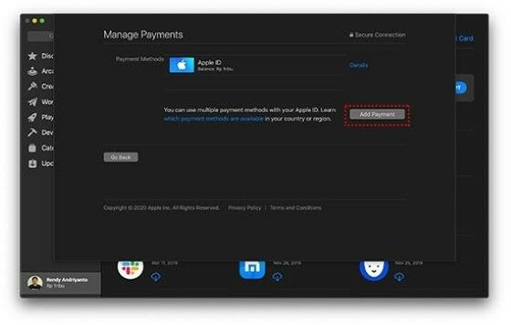 Cara Menambahkan Metode Pembayaran Dana Di Apple Id 4c4b9