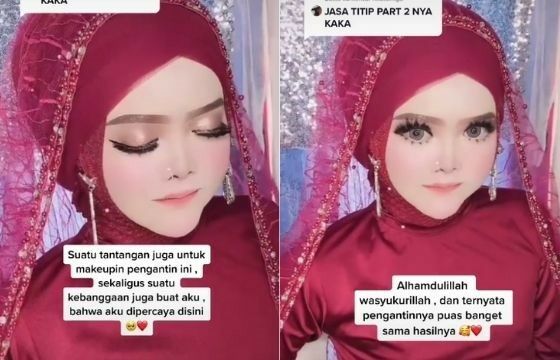 Transformasi Pengantin Jadi Barbie 72033
