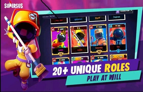 Perbedaan Super Sus MOD APK Dan ORI 616cd
