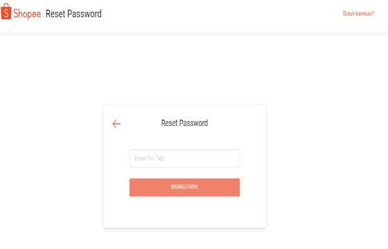Lupa Password Shopee 9b2ba