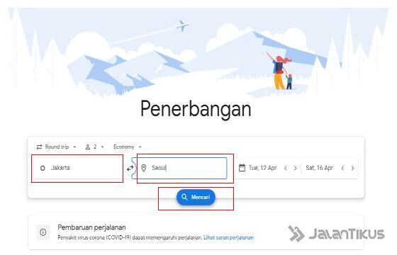 Google Flights Calender A836c