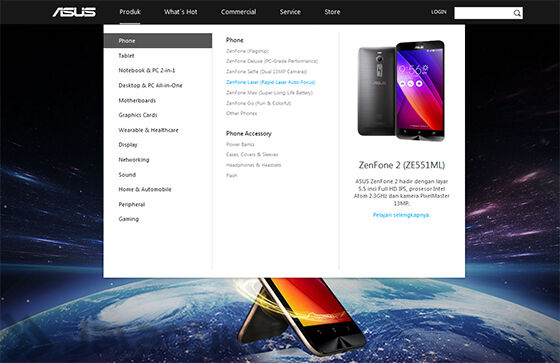 Kunjungi Website Resmi Asus