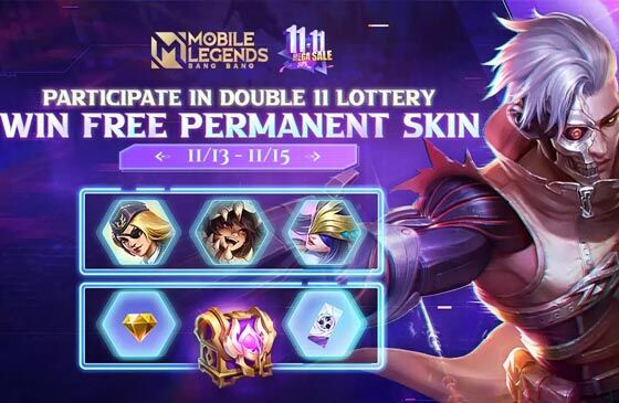 Top Up Mobile Legend Double 11 Lottery 63d2f