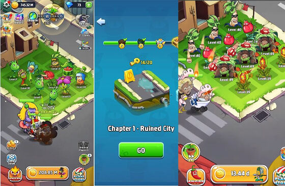 Merge Plants Mod Apk Is Zombie Defense Game E4aab