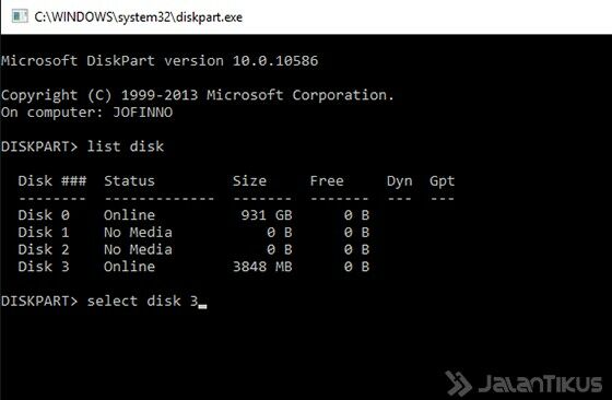 Cara Memperbaiki Flashdisk Write Protected 3